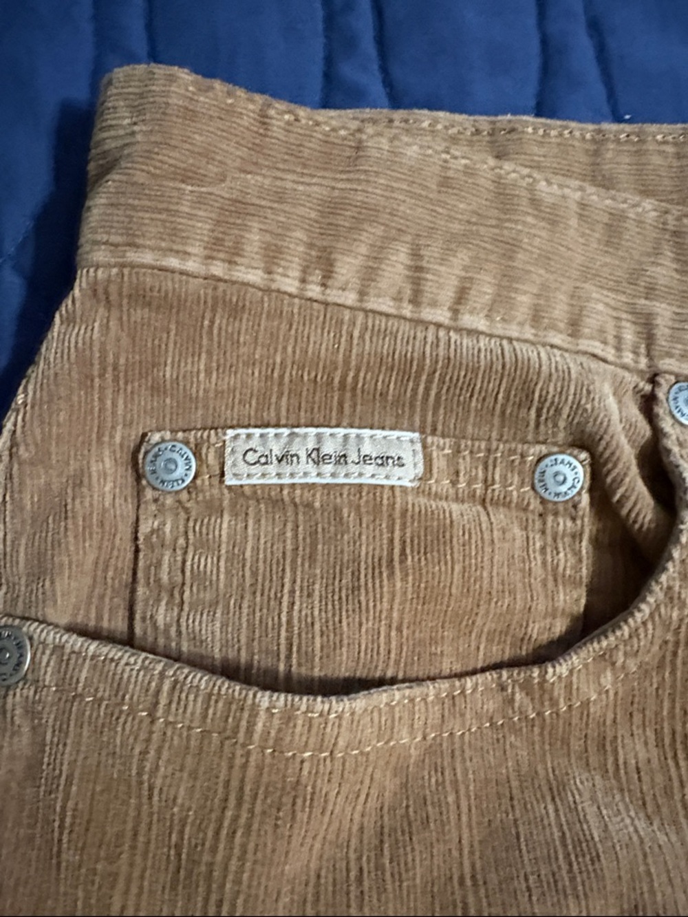 Calvin Klein Jeans Corduroy Pants in Tan